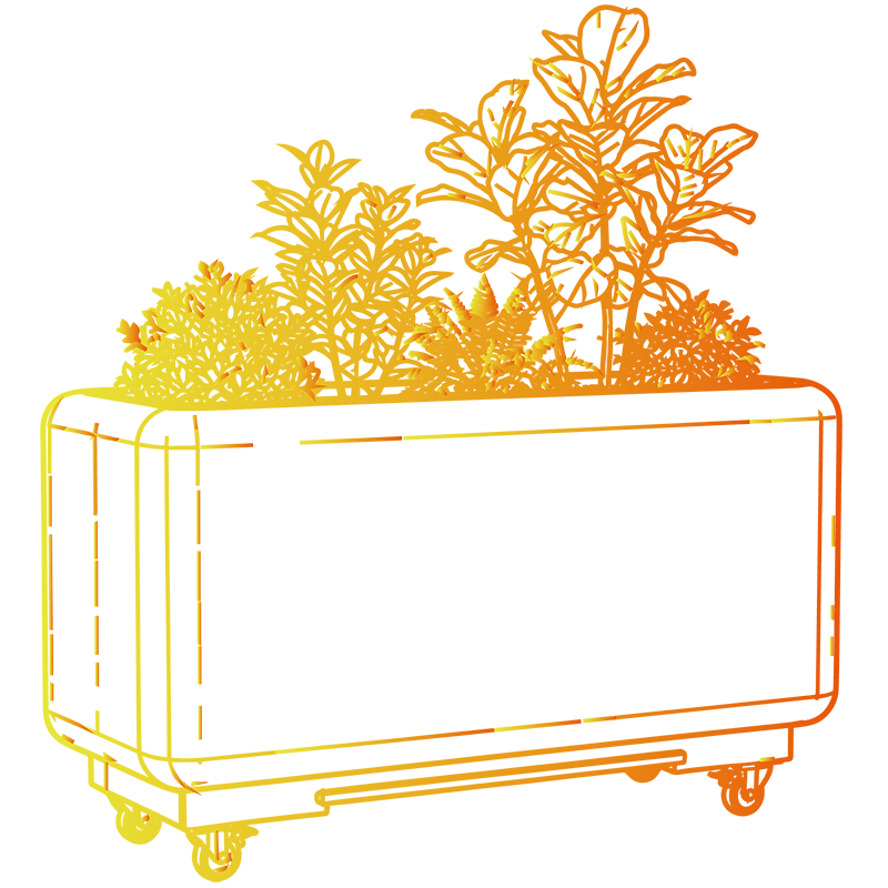 Metal Planter Box